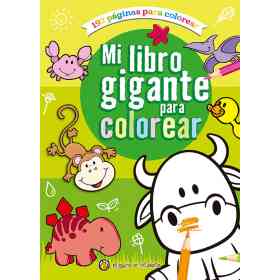 Mi Libro Gigante Para Colorear: Verde