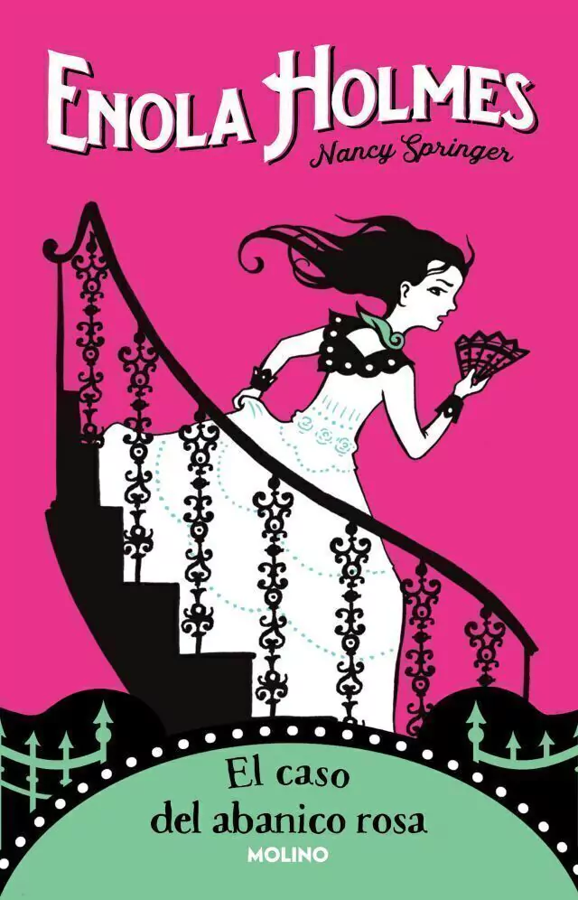 Enola Holmes 4. Abanico Rosa