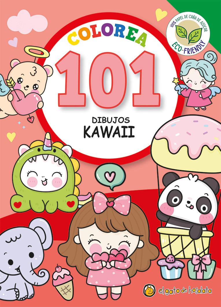 Colorea 101 Dibujos Kawaii