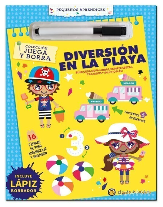 Diversion en La Playa - Juega Y Borra