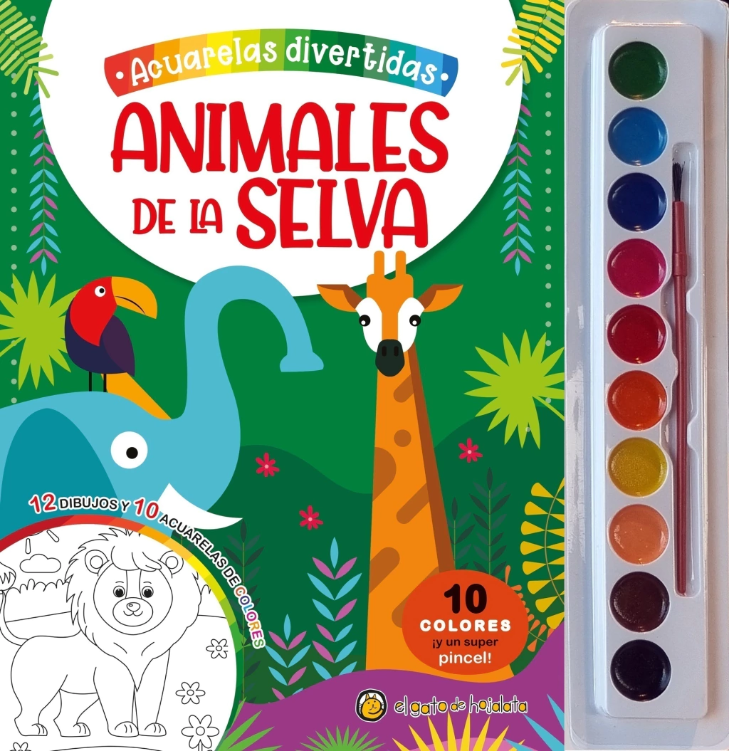 Animales De La Selva - Acuarelas Divertidas
