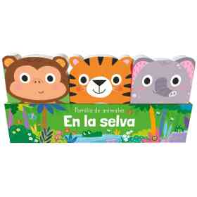 Selva: Elefante Mono Y Tigre - Familia De Animales
