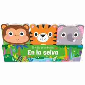 Selva: Elefante Mono Y Tigre - Familia De Animales