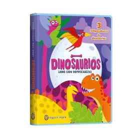 Dinosaurios - Con Rompecabezas - Piecitas De Goma