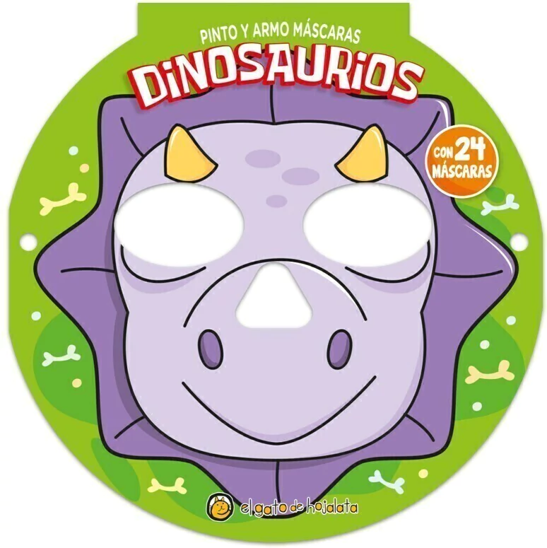 Pinto Y Armo Mascaras - Dinosaurios