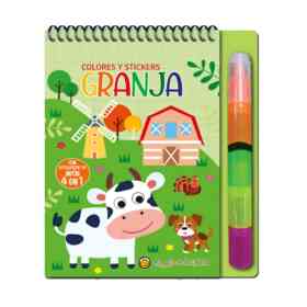 Colores 4 en 1 Y Stickers Granja