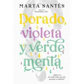 Dorado Violeta Y Verde Menta