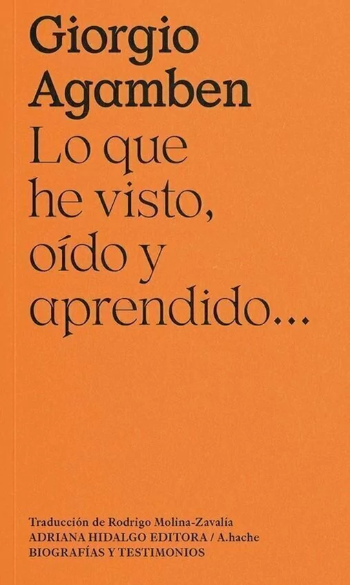 Que He Visto Oido Y aprendido... Lo
