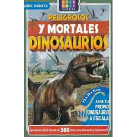 Peligrosos Y Mortales Dinosaurios (Libro + Maqueta)