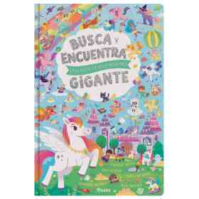 Busca Y Encuentra Gigante: en El Reino De Los Unicornios