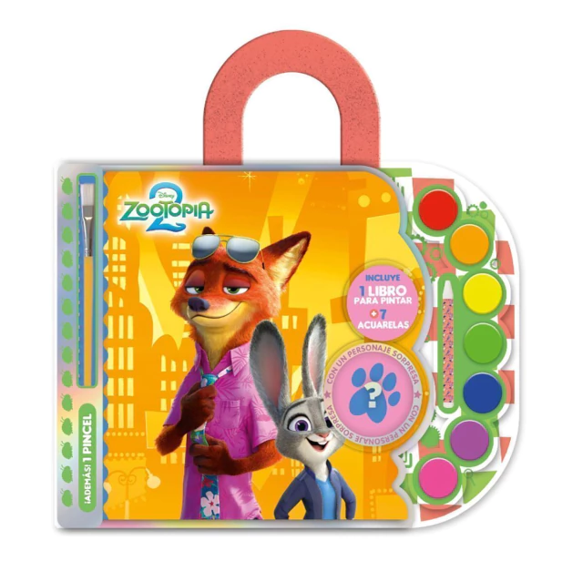 Blister Acuarelas - Zootopia 2