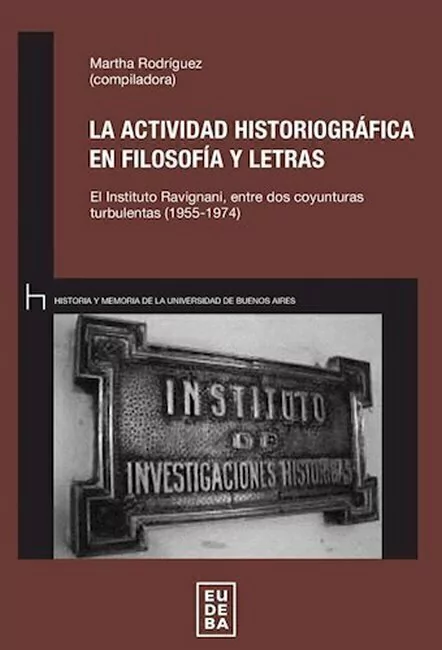 Actividad Historiografica en Filosofia Y Letras L
