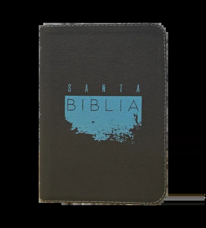 Biblia Rvr065uez Gris Screen Azul