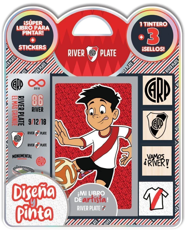 RIVER PLATE DISEÑA Y PINTA DISNEY