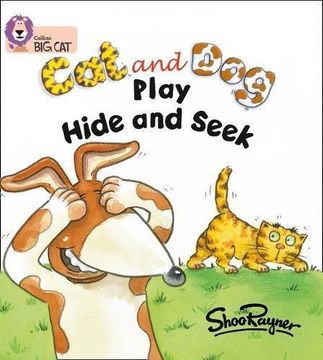 CAT AND DOG PLAY HIDE AND SEEK