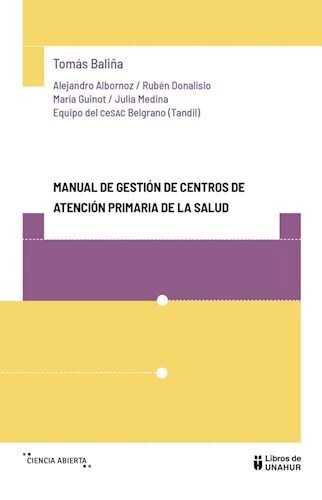 Manual De Gestion De Centros De Atencion Primariade La Salud (Caps)(Rustico)