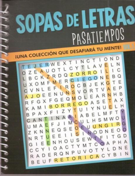 Sopas De Letras Vol. 1 (Coleccion Pasatiempos) (Anillado)
