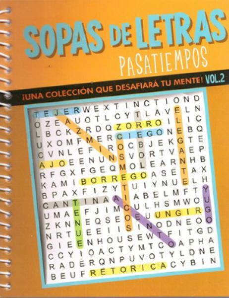 Sopas De Letras Vol. 2 (Coleccion Pasatiempos) (Anillado)