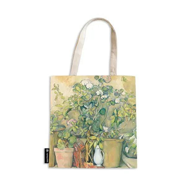 Cezanne Macetas De Terracota - Bolsa De Tela De Algodon