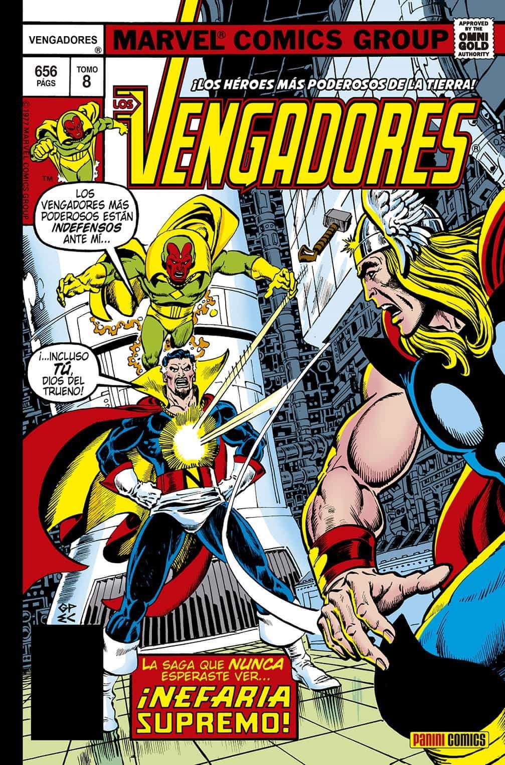 LOS VENGADORES 8. NEFARIA SUPREMO MARVEL GOLD OMNIBUS