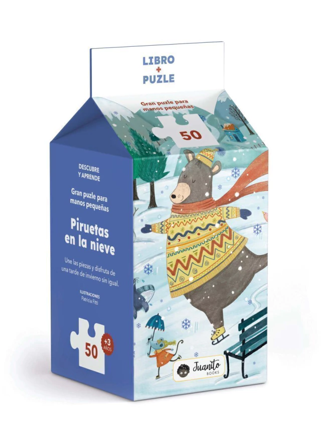 PIRUETAS EN LA NIEVE - LIBRO + PUZLE