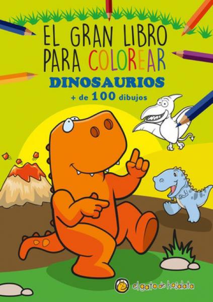 Gran Libro Para Colorear Loa Dinosaurios