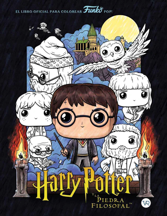 Harry Potter Y La Piedra Filosofal. El Libro Oficial Para Colorear Funko Pop!