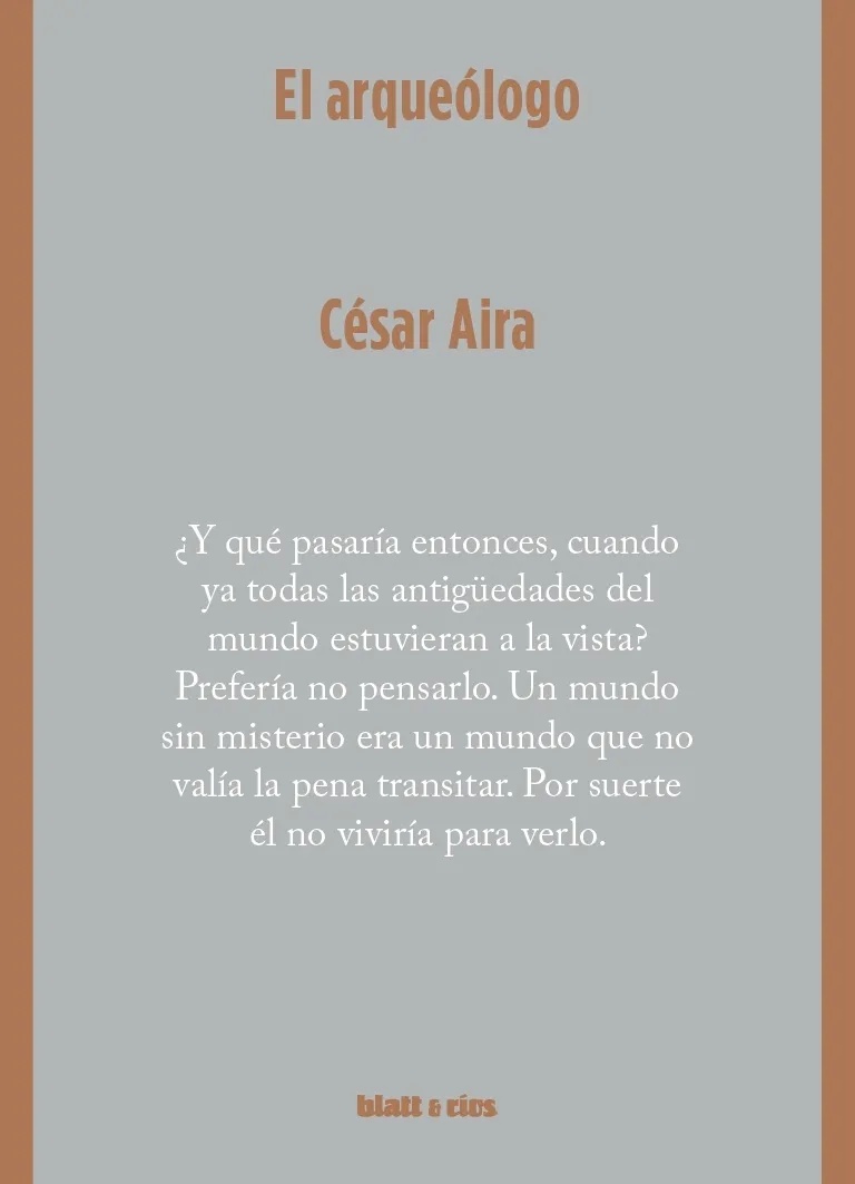 El arqueólogo