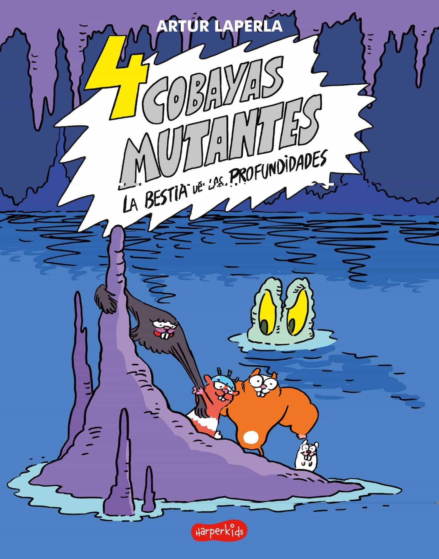 4 cobayas mutantes La bestia de las profundidades