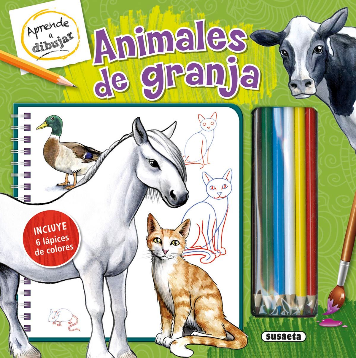 APRENDE A DIBUJAR ANIMALES DE GRANJA