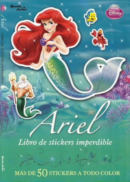 Ariel-libro de Stickers Imperdible