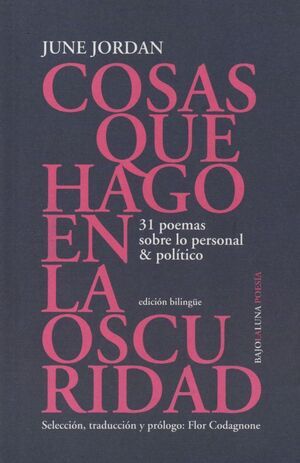 COSAS QUE HAGO EN LA OSCURIDAD