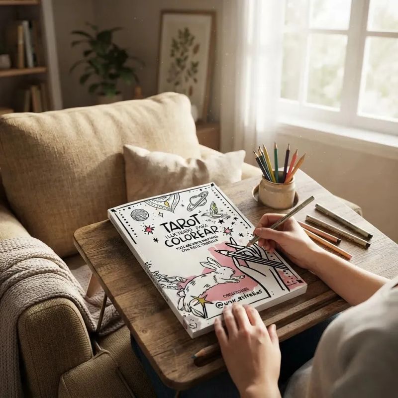 TAROT ILUSTRADO PARA COLOREAR