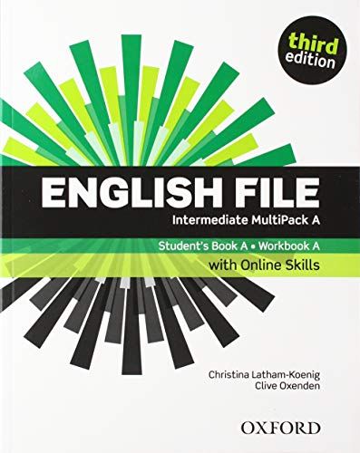 ENGLISH FILE INTERMEDIATE MULTIPACK A - STUDENT 'S BOOK A + WORKBOOK A