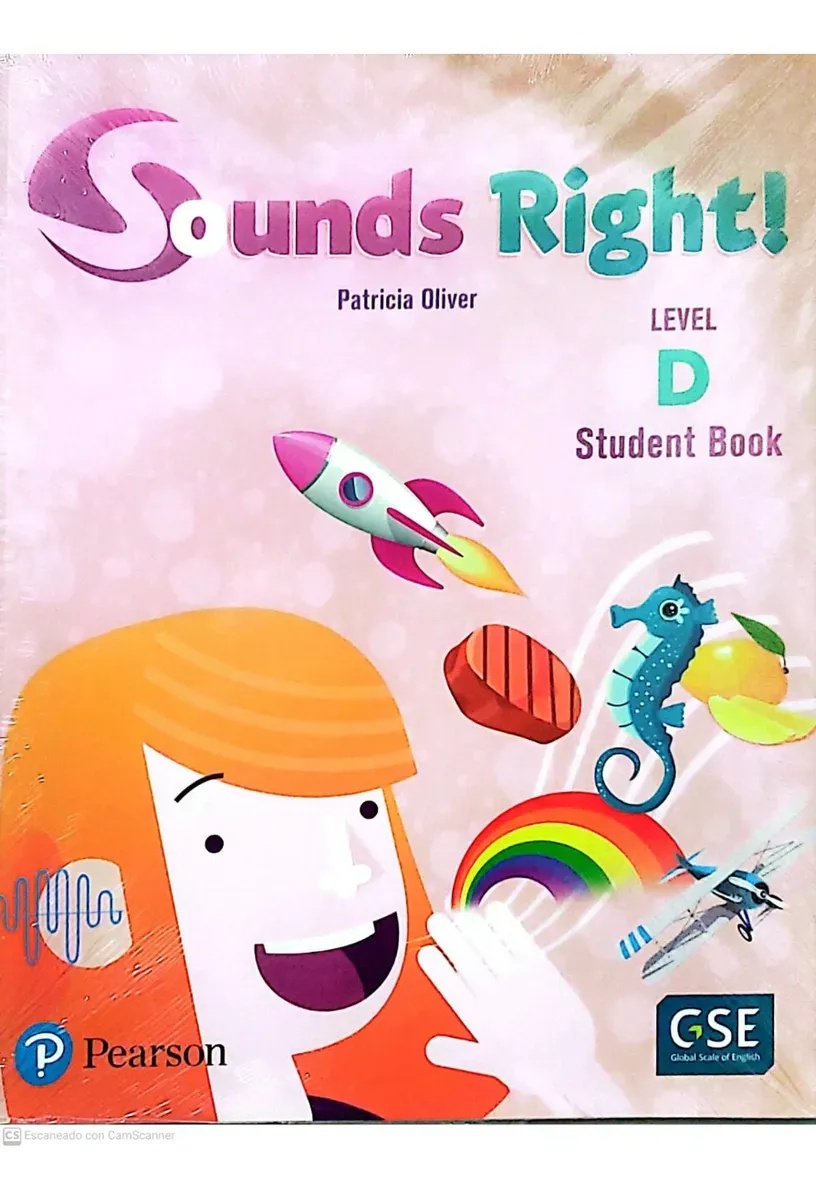 SOUNDS RIGHT ! LEVEL D - STUDENT BOOK **NOVEDAD 2024**