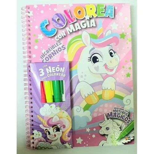 COLOREA CON MAGIA - INCREIBLES UNICORNIO