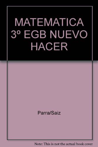 NUEVO HACER MATEMATICA 3