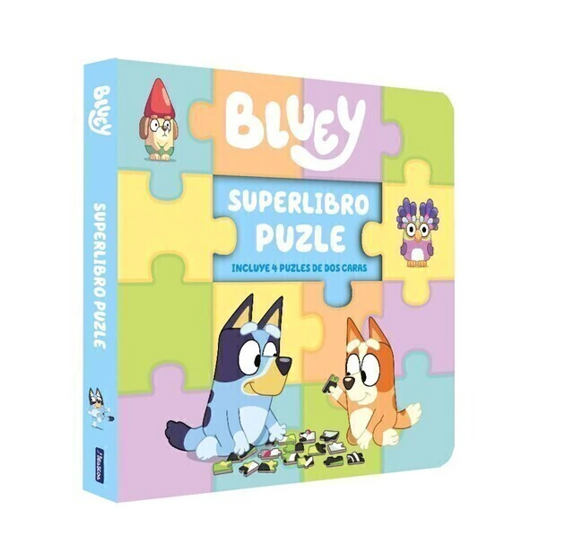BLUEY LIBRO DE ROMPECABEZAS