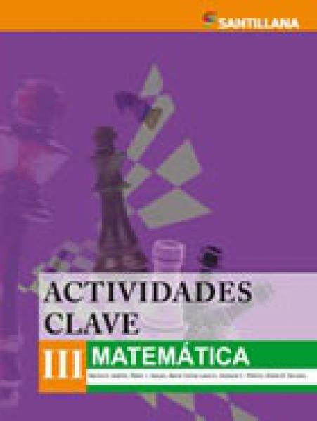 MATEMATICA 3 - ACTIVIDADES CLAVE **PROMOCION**