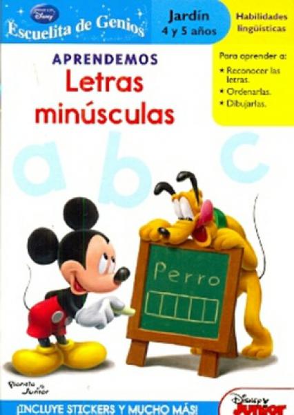 APRENDEMOS LETRAS MINUSCULAS MICKEY