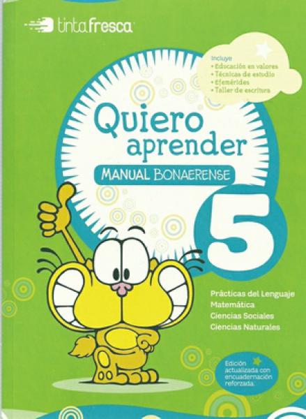 MANUAL 5 QUIERO APRENDER BONAERENSE **PROMO**