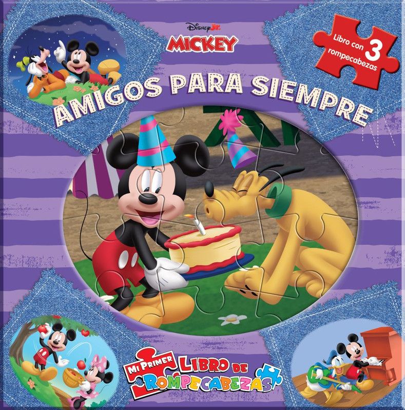DISNEY MICKEY CHOUSE * MI PRIMER LIBRO DE ROMPECABEZAS*