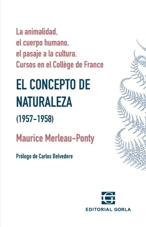 EL CONCEPTO DE NATURALEZA (1957-1958)-tapa blanca