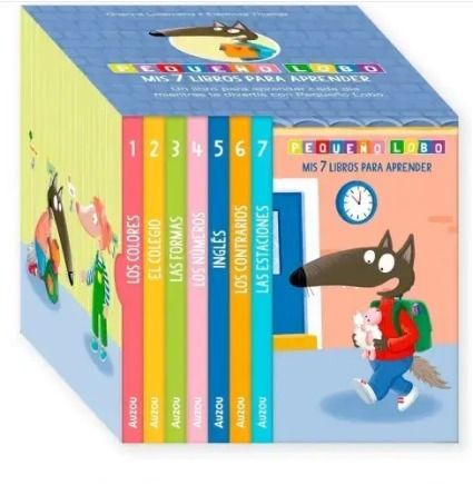 PEQUEÑO LOBO MIS 7 LIBROS PARA APRENDER