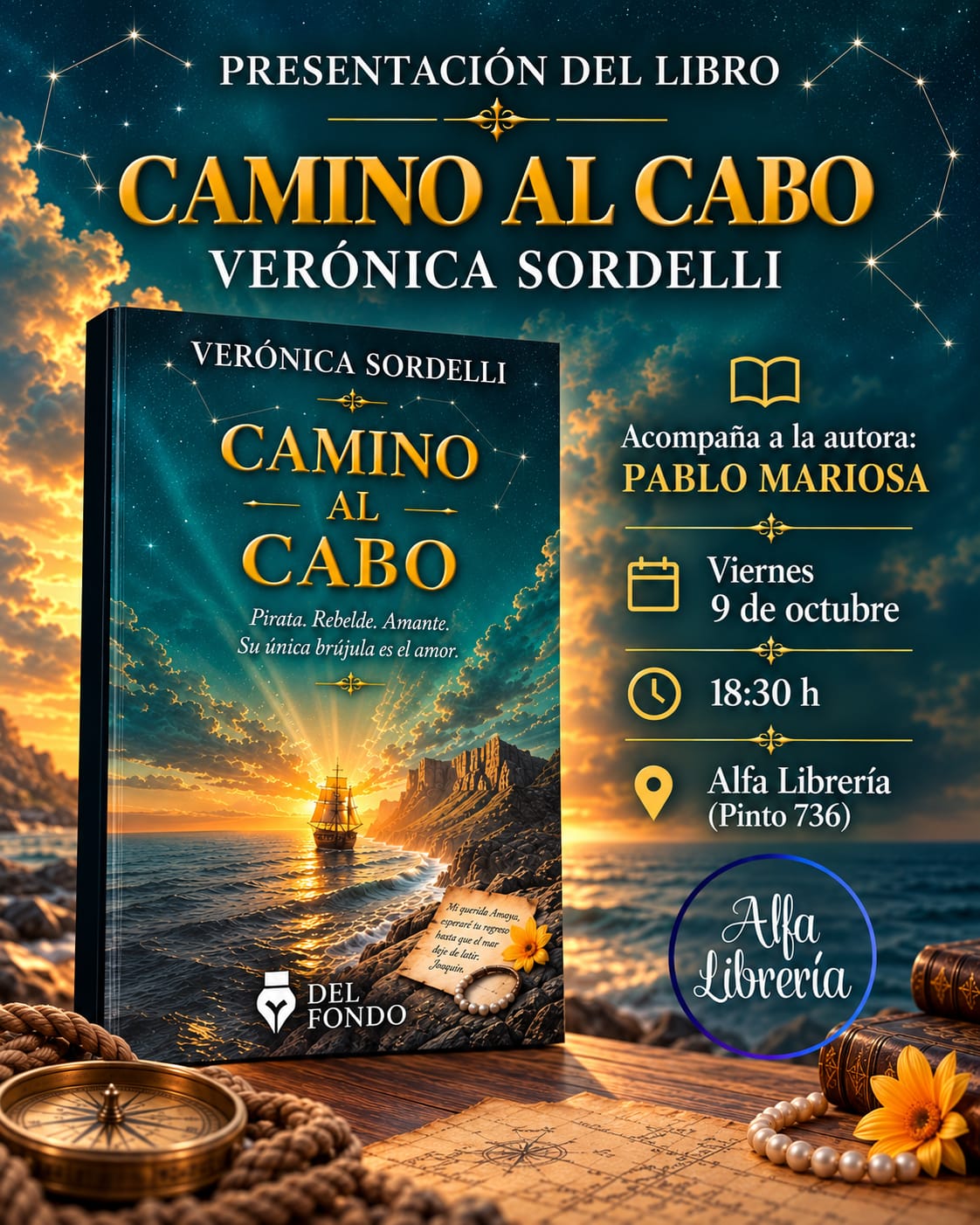 Presentación del libro “Camino al cabo”