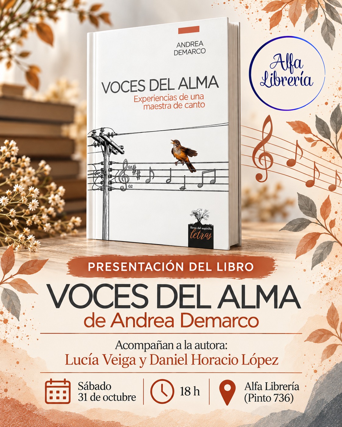 Presentación del libro “Voces del alma”